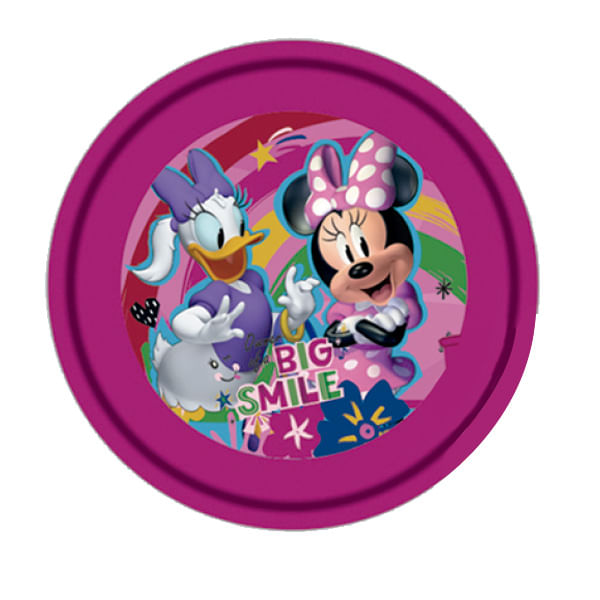 Plato Llano Plástico Minnie