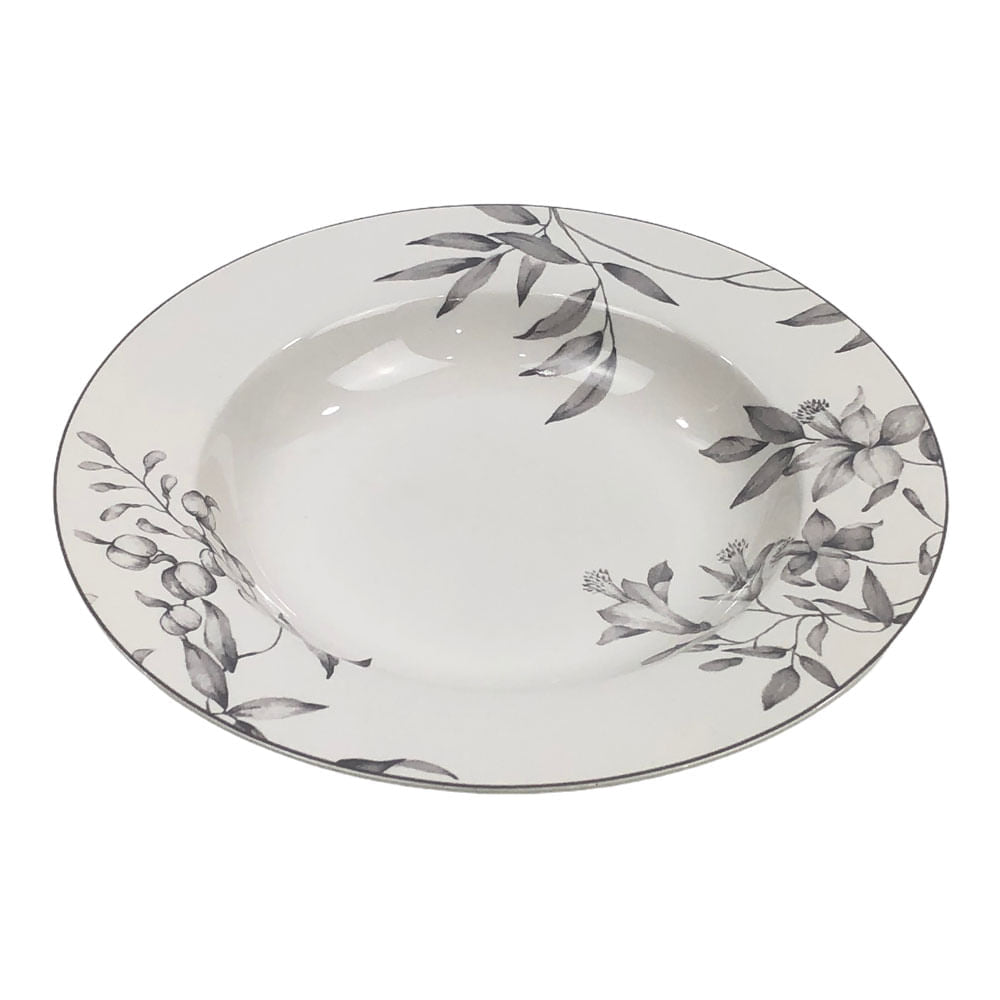 Plato Hondo Soho de Porcelana 8.5" - Azul claro