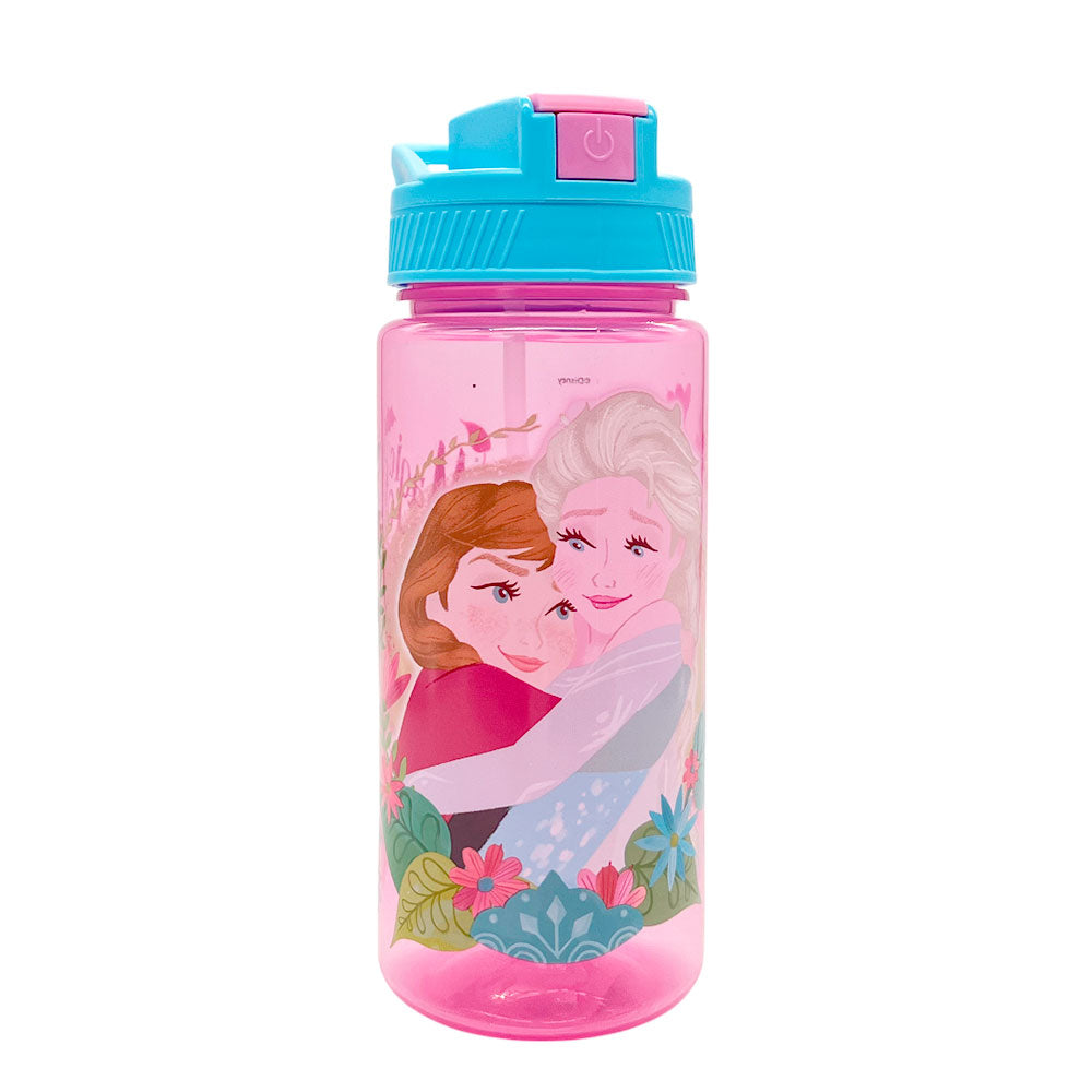 Botella Plástica Frozen de 500Ml / Infantil / Con Carrizo