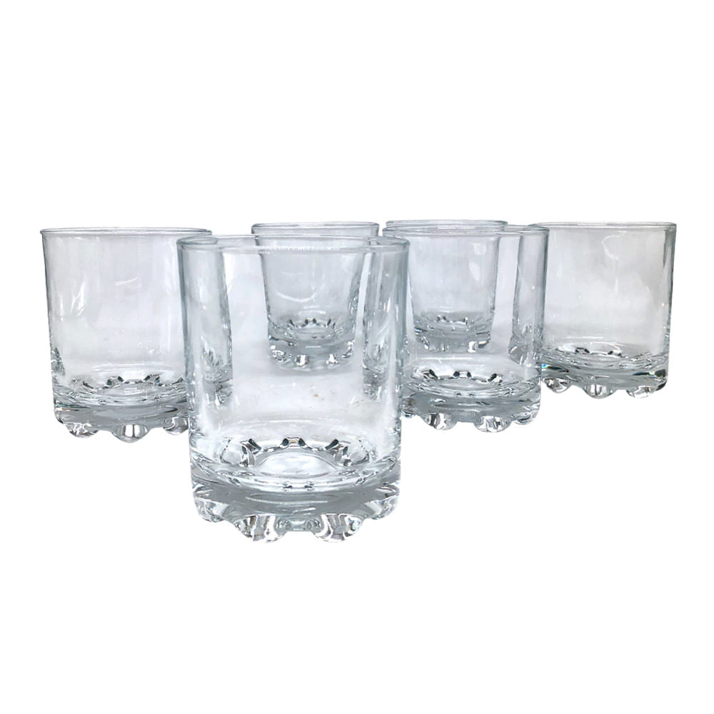 Vasos Pasabahce Karaman de Vidrio 6 Piezas 8.5 oz