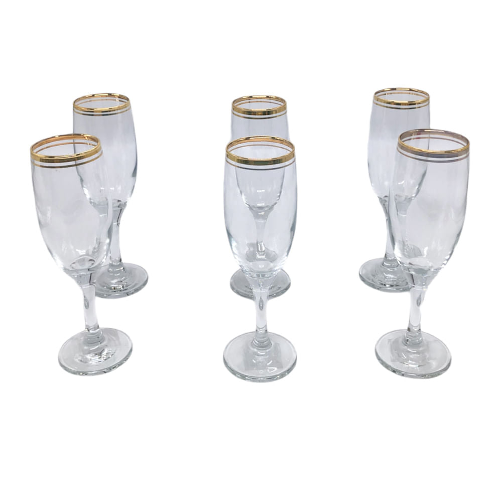 Copas Para Champagne Lav Misket 6 oz 6 Piezas