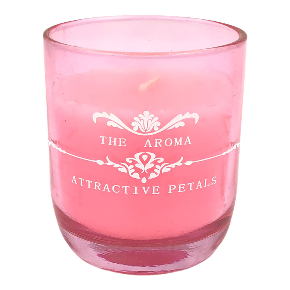 Vela Home Elegance Aromatica con Vaso - Surtida - Rosa