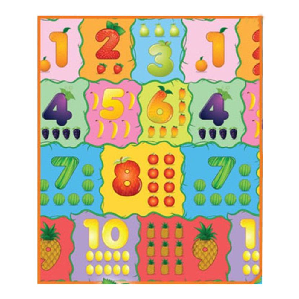 Alfombra Didáctica Kennedy Carpets Infantil Fruits 120 cm x 100 cm