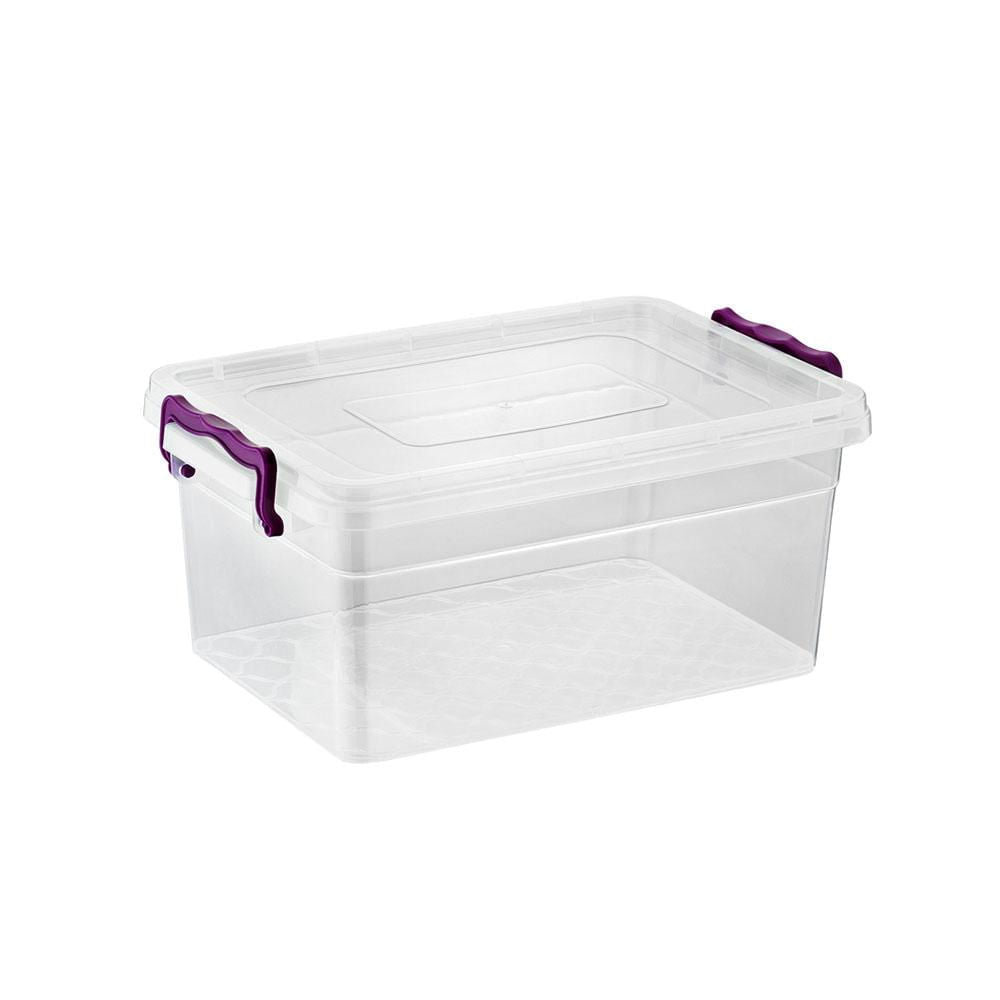 Caja Plástica Multiuso Asude Plastik Transparente 20 L