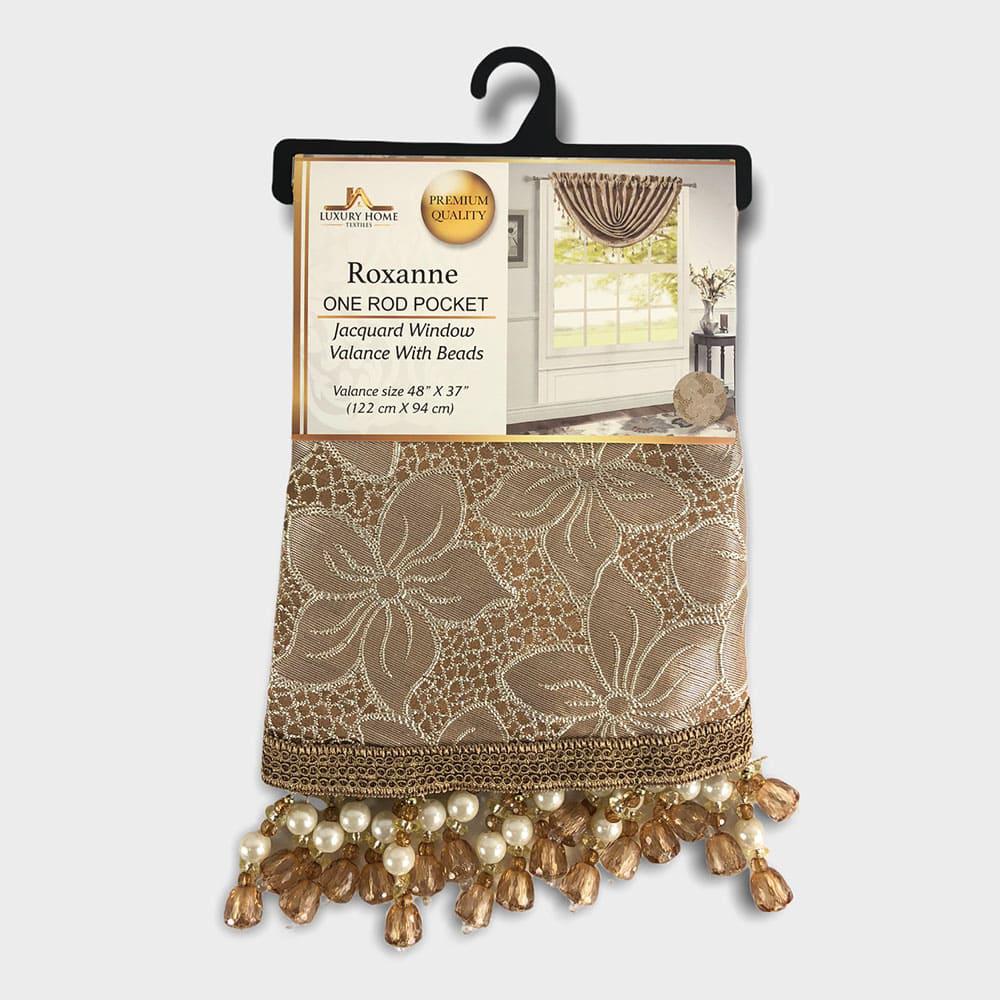 Cenefa Roxanne Luxury 48'' x 37'' - Dorado Oscuro