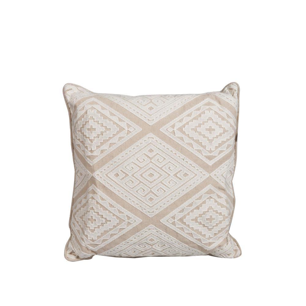 Cojín Decorativo Concepts 18" x 18" Beige