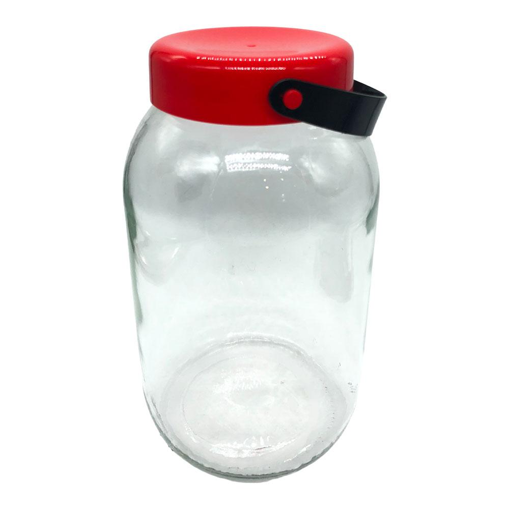 Canister Renga de Vidrio Con Tapa