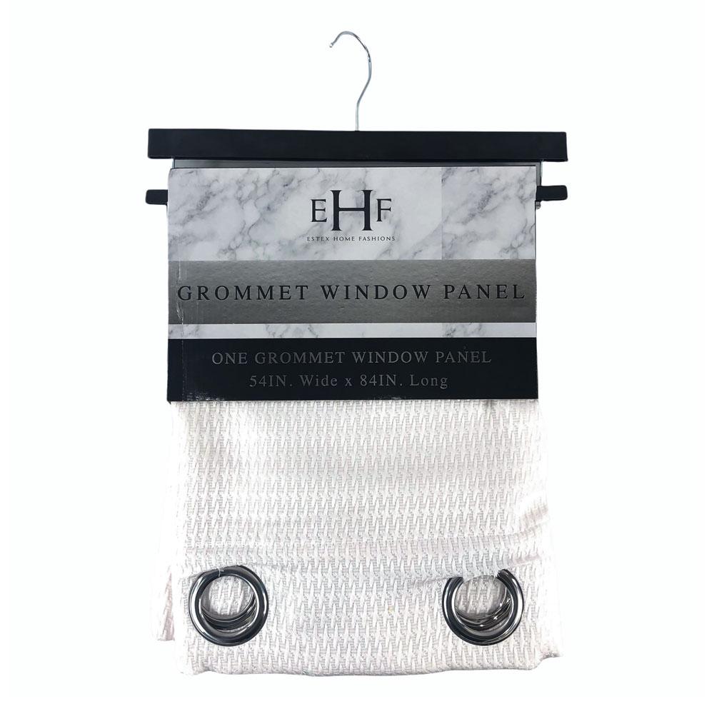 Cortina Estex Aspen Con Aros de 54" x 84" - Blanco