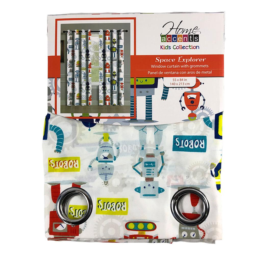 Cortina Home Accents Space Explorer 55" x 84" Con Aros