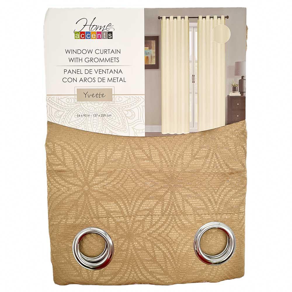 Cortina Home Accents Yvette Blackout 54" x 90" - Camel