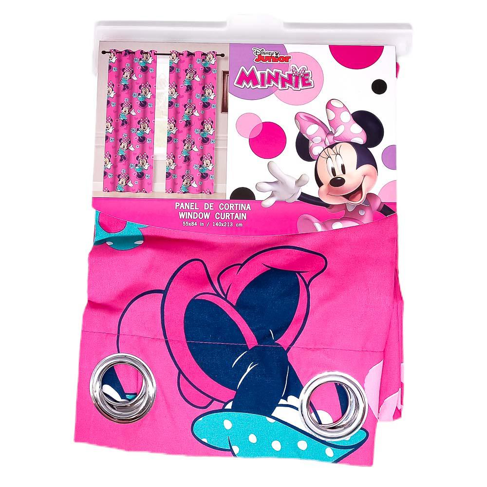 Cortina Infantil Con Aros Minnie Mouse 55'' x 84''