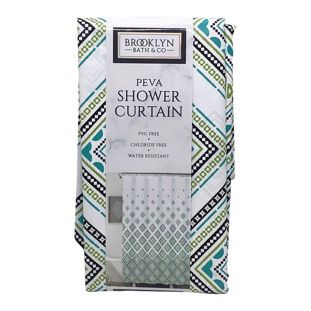 Cortina de Baño Home Expressions Geo Diamond de 70" x 72"