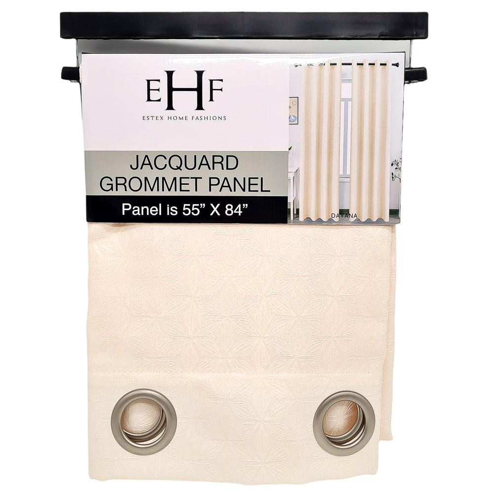 Cortina Estex Dayana Con Aros 55" x 84" - Beige