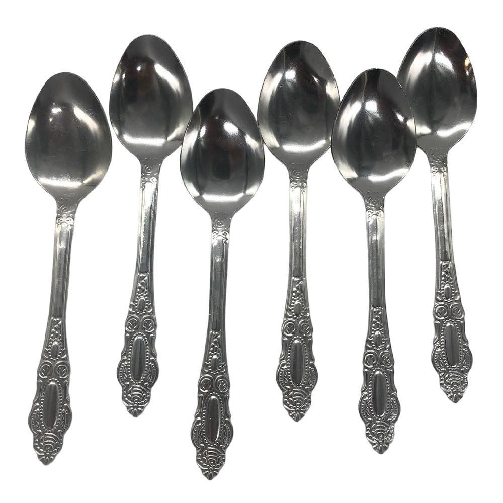 Set de Cucharas Family Maid de Acero Inoxidable 6 Piezas