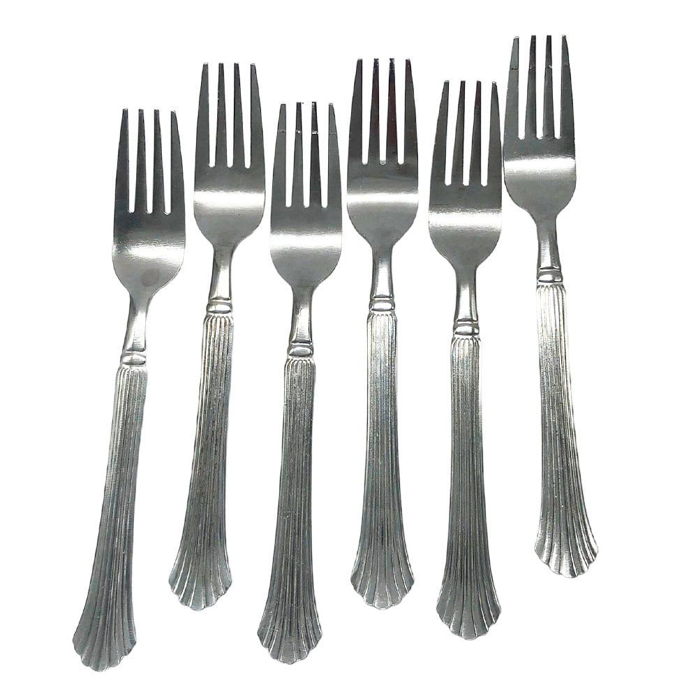 Set de Tenedores Family Maid de Acero Inoxidable 6 Piezas