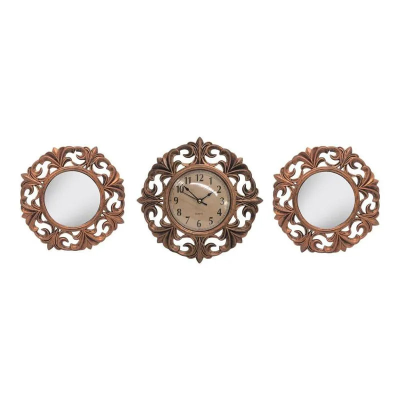 Set de Espejos Decorativos Home Elegance Con Reloj 3 Piezas - Surtido