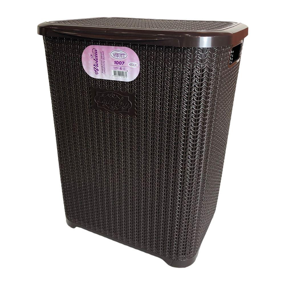 Canasta Plástica Violet House Con Tapa - Surtido