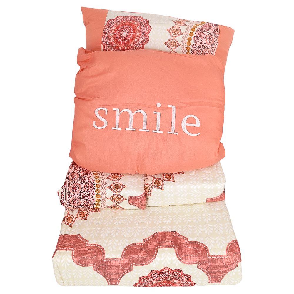 Sobrecama Luxury Martina Estampada de 5 Piezas - Full - Queen