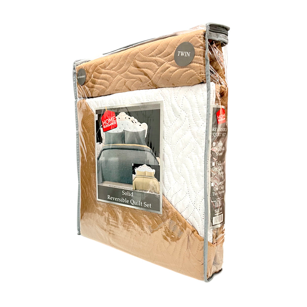 Sobrecama Home Elegance Reversible Twin 2 Piezas - Surtido