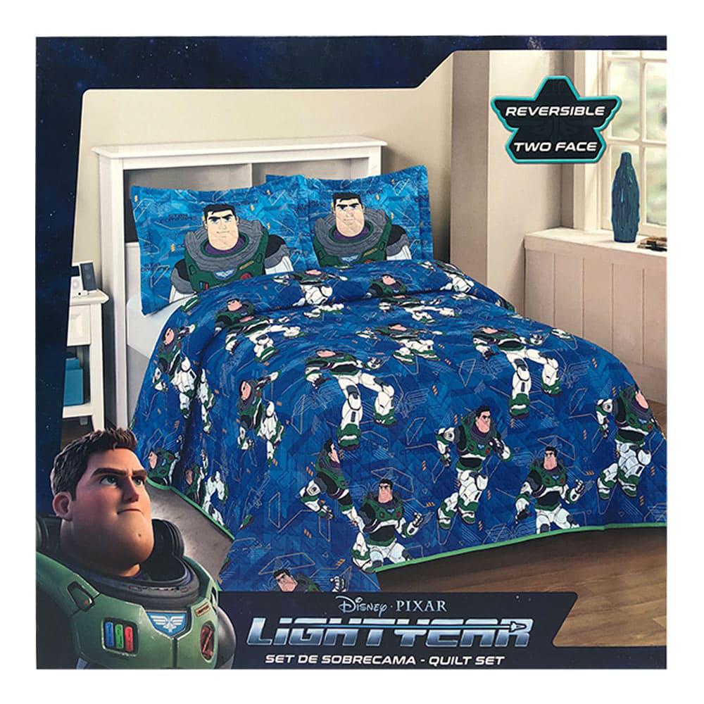 Sobrecama Twin Disney Lightyear Infantil Reversible 3 Piezas