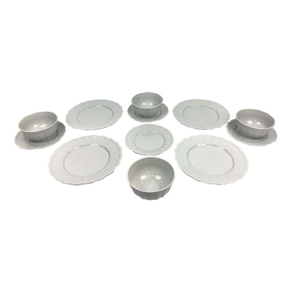 Juego de Vajilla Gibson Scallop 12 Piezas