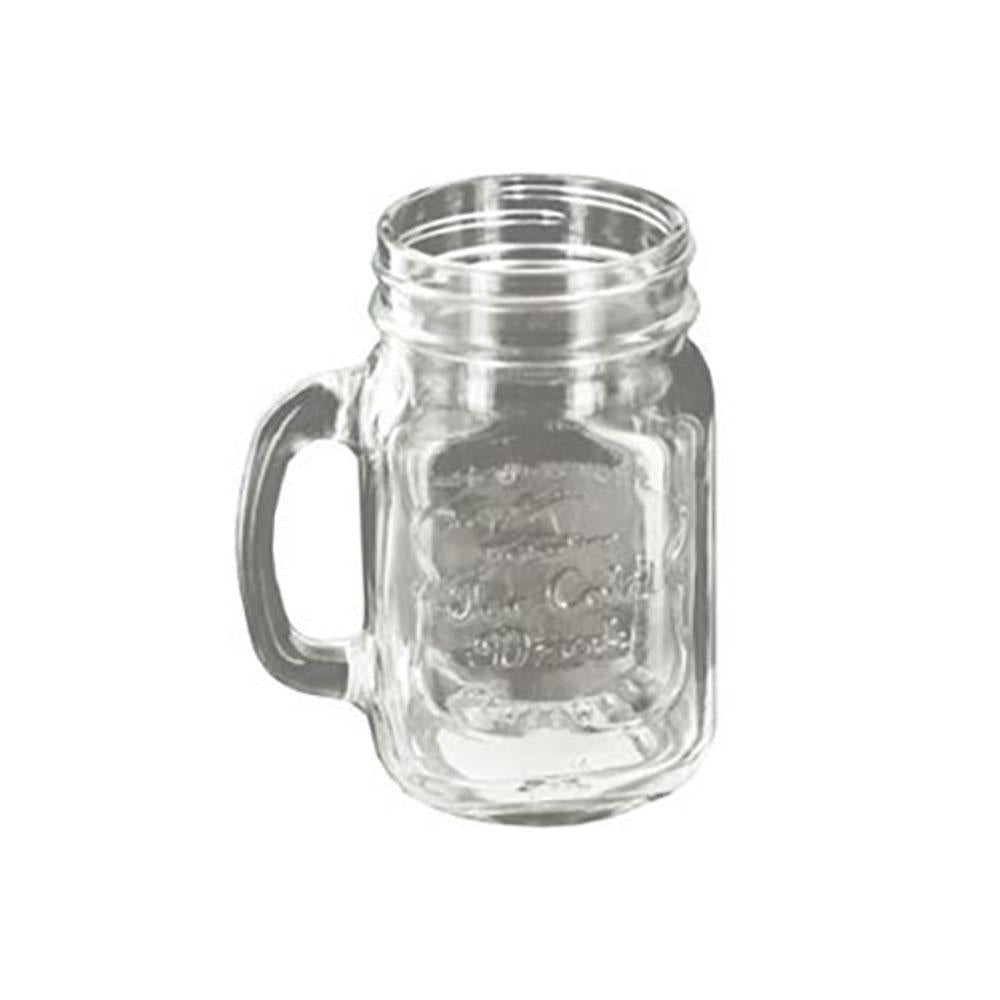 Jarra Mason de Vidrio Kole Transparente