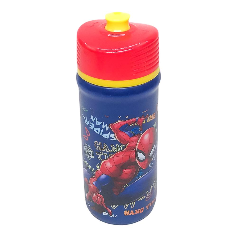 Botella Spiderman Plástica de 390 ml