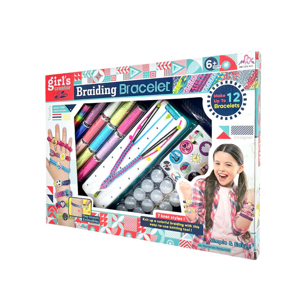 Juego Crea Pulsera Braiding Bracelet - Mei Bo Kai - Titan.com.pa - 2100000478422