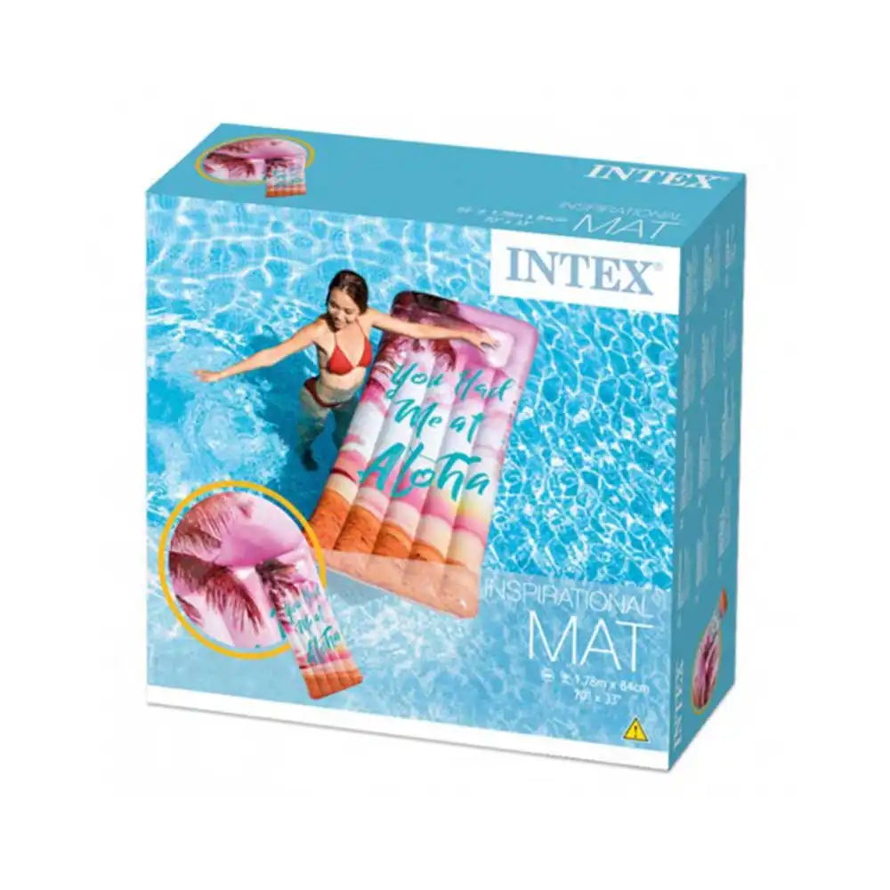Flotador Intex Mat Inspiracional 70" x 33"- Surtido