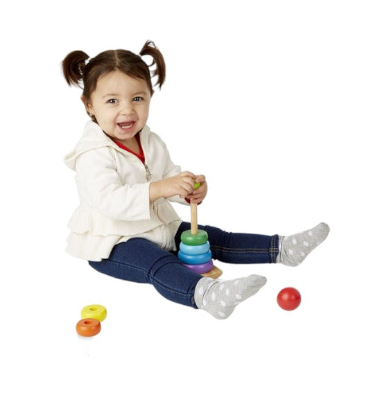 Aros Apilables Melissa & Doug Arcoiris