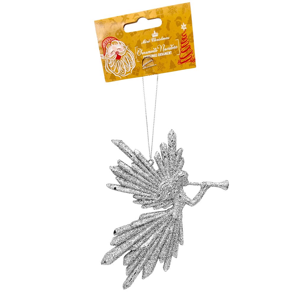 Ornamento Navideño Ángel 11 x 16 cm / Plateado / Miró Christmas - Miro Christmas - Titan.com.pa - 7450206315454