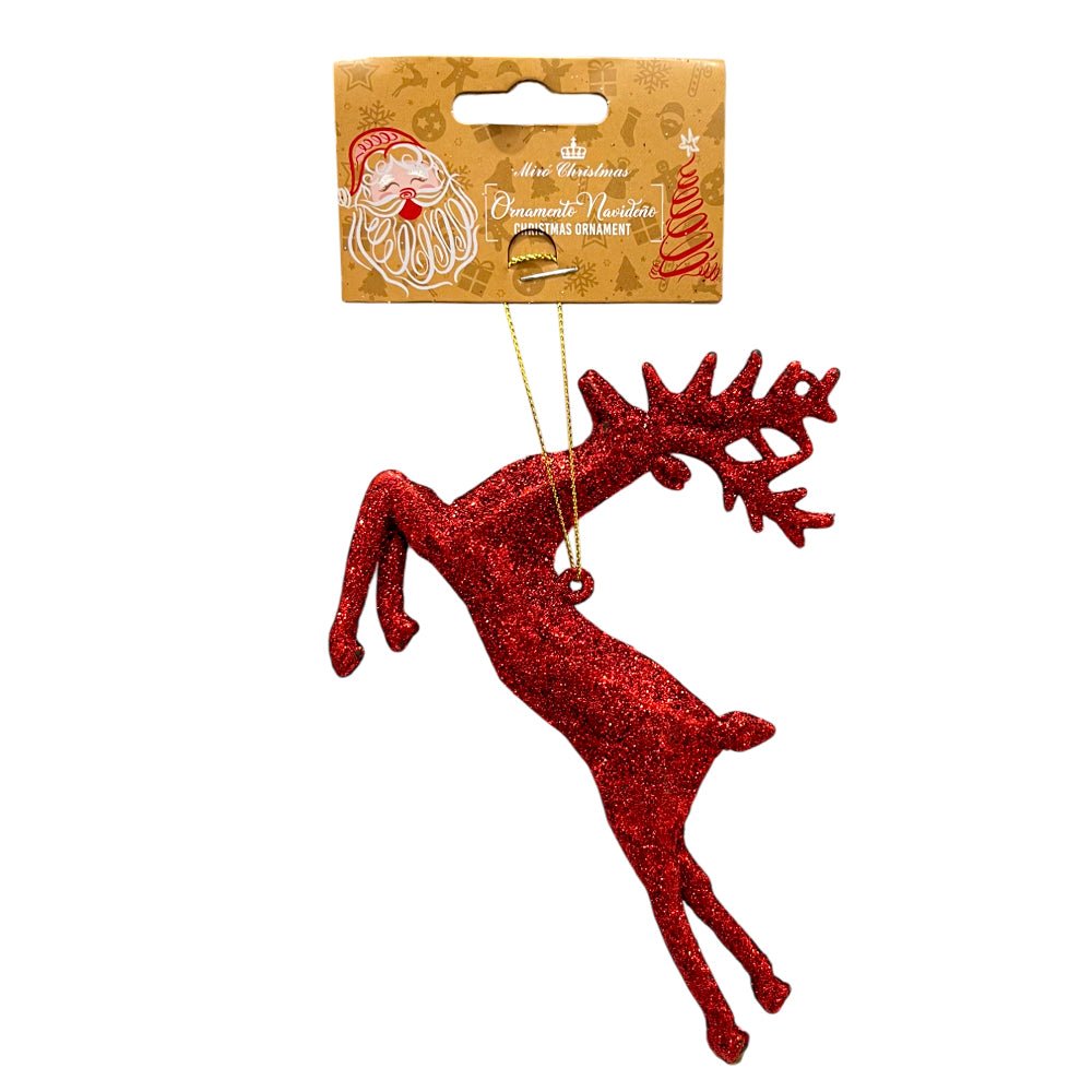 Ornamento Navideño Reno / Miro Christmas / 13x15 cm Rojo - Miro Christmas - Titan.com.pa - 7450206314716
