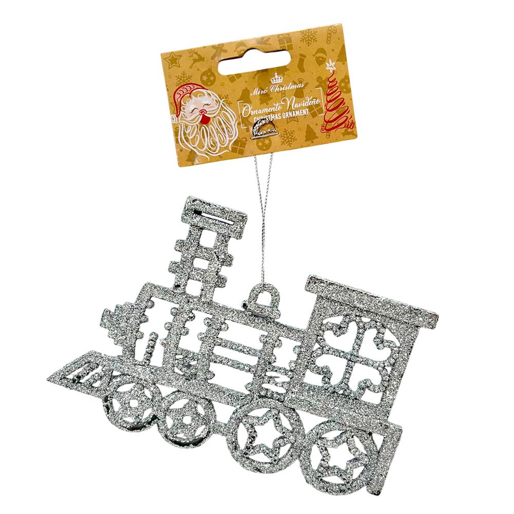 Ornamento Navideño Tren 11 x 16 cm / Plateado / Miró Christmas - Miro Christmas - Titan.com.pa - 7450206314495
