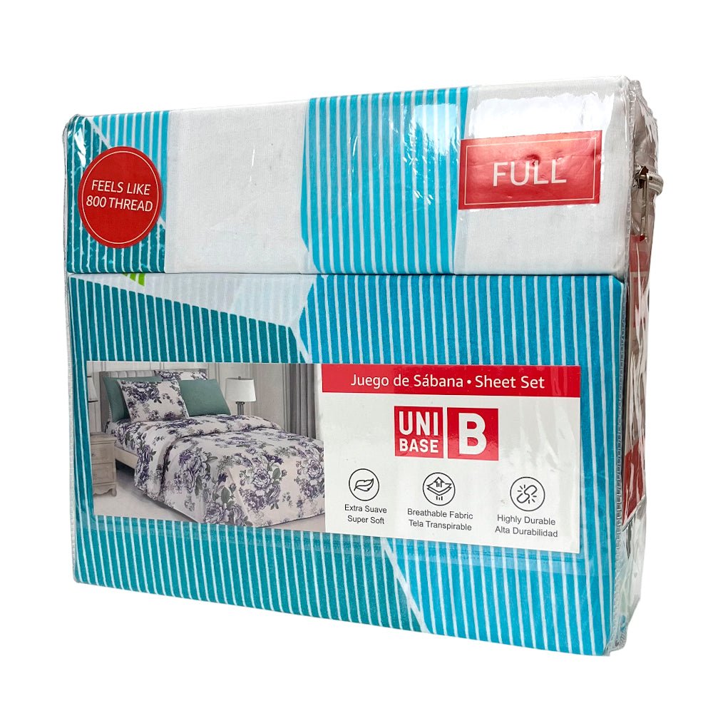 Sábana Full Set 6 Piezas Estampada Unibase / Surtida - Unibase - Titan.com.pa - 2100001144012