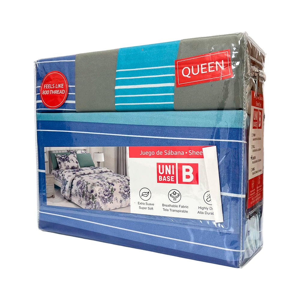 Sábana Queen Set 6 Piezas Estampada Unibase / Surtida - Unibase - Titan.com.pa - 2100001264147