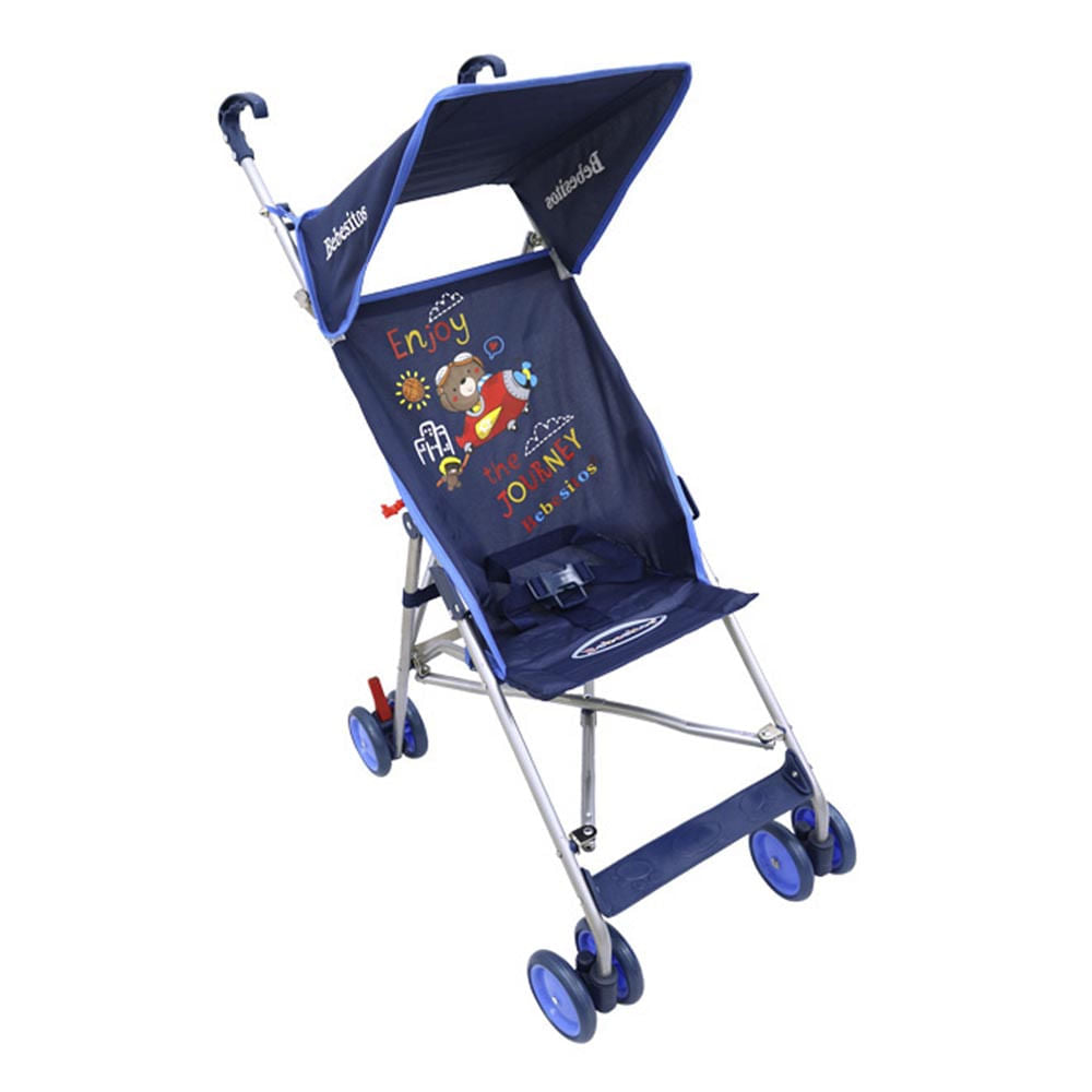 Coche Sombrilla Bebesitos Azul