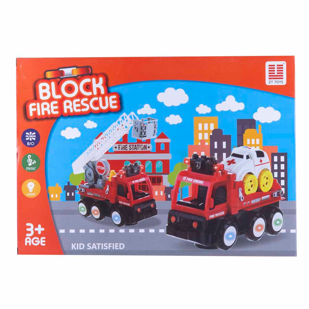 Bloques Para Armar Carro De Bomberos