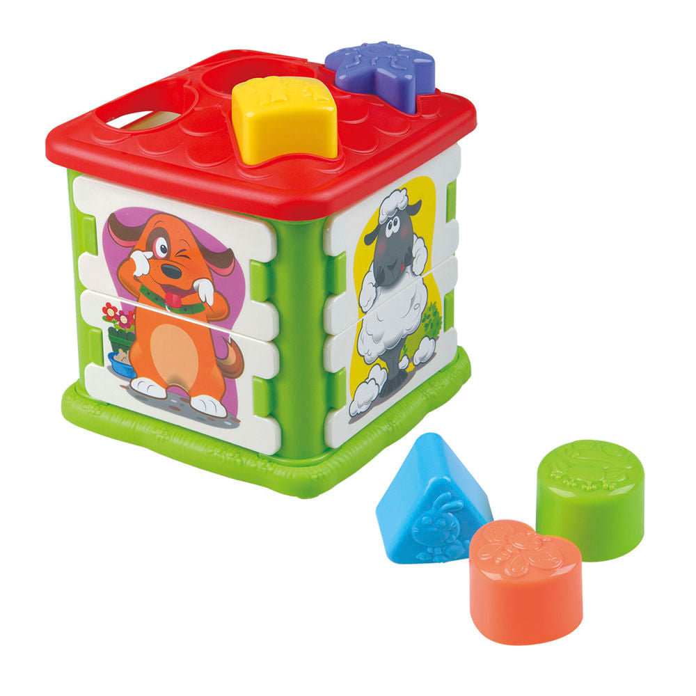 Construye Una granja y empuja Las formas Por El techo