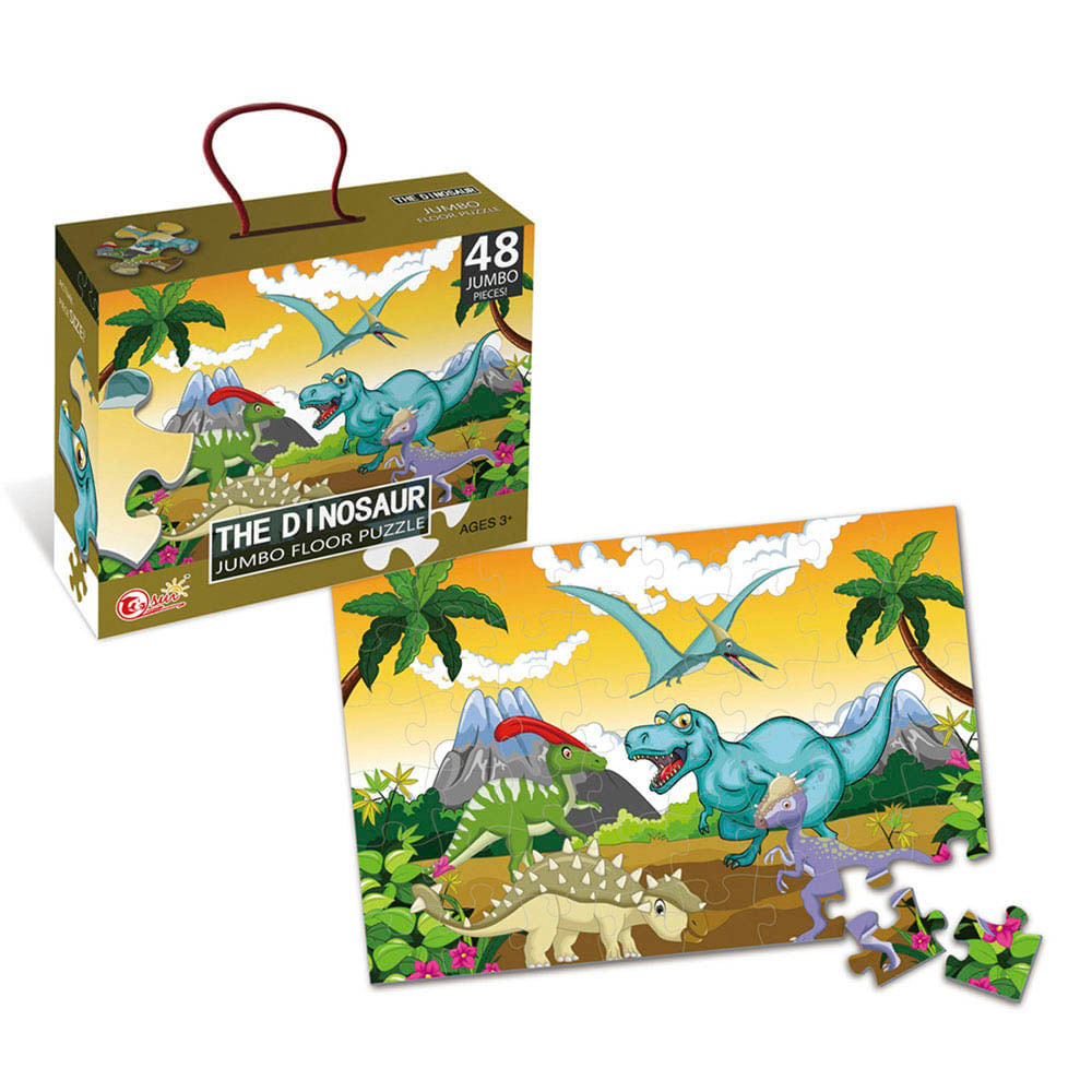 Rompecabezas 48 Piezas Dinosaurios Fun Top