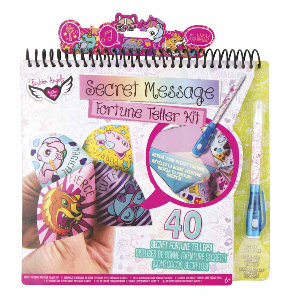 Libreta Fashion Angels Mensajes Secretos