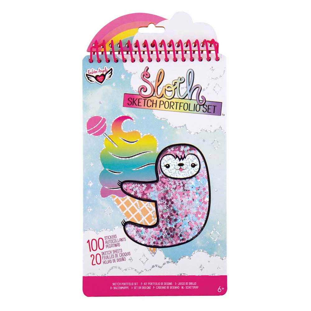 Libreta Fashion Angels Perezoso