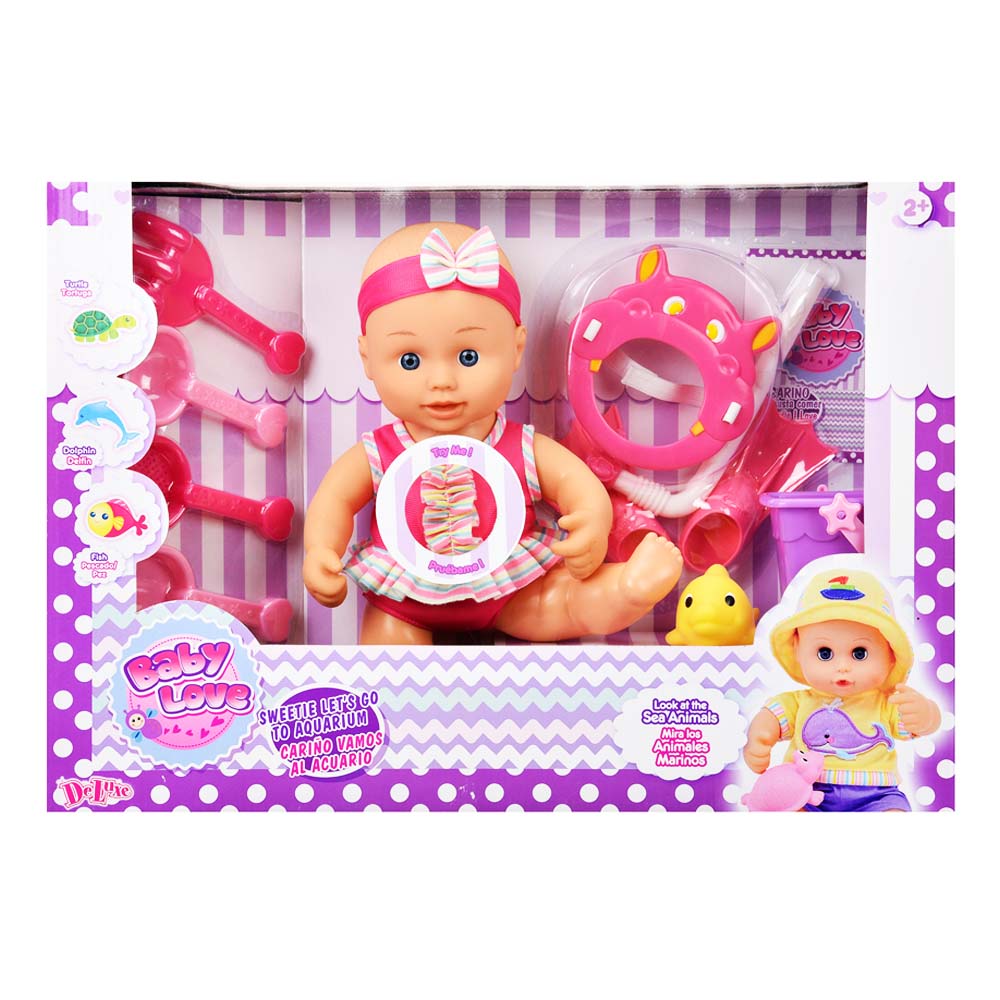 Muñeca Bebé DeLuxe Animales Marinos