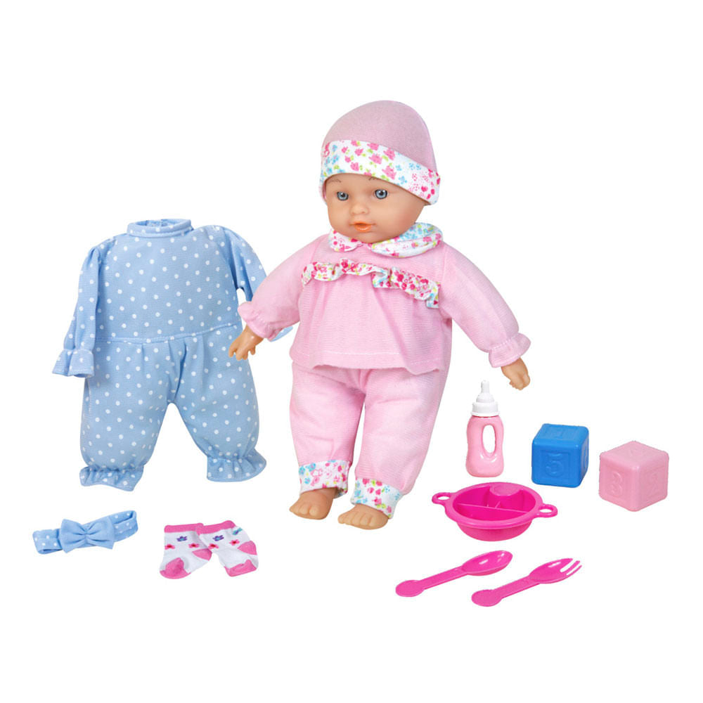 Muñeca Bebé Lissi 6 Sonidos y Accesorios