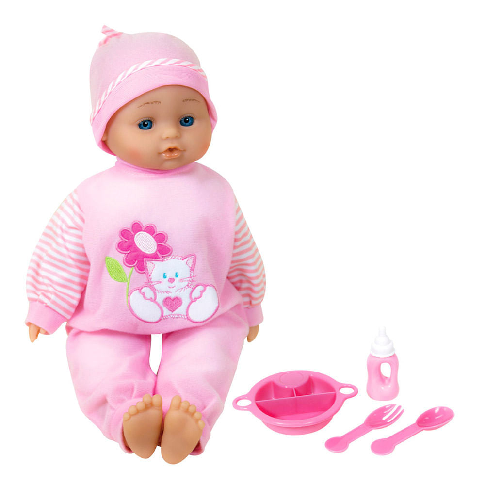 Muñeca Bebé Bella Lissi 30 Sonidos y Accesorios