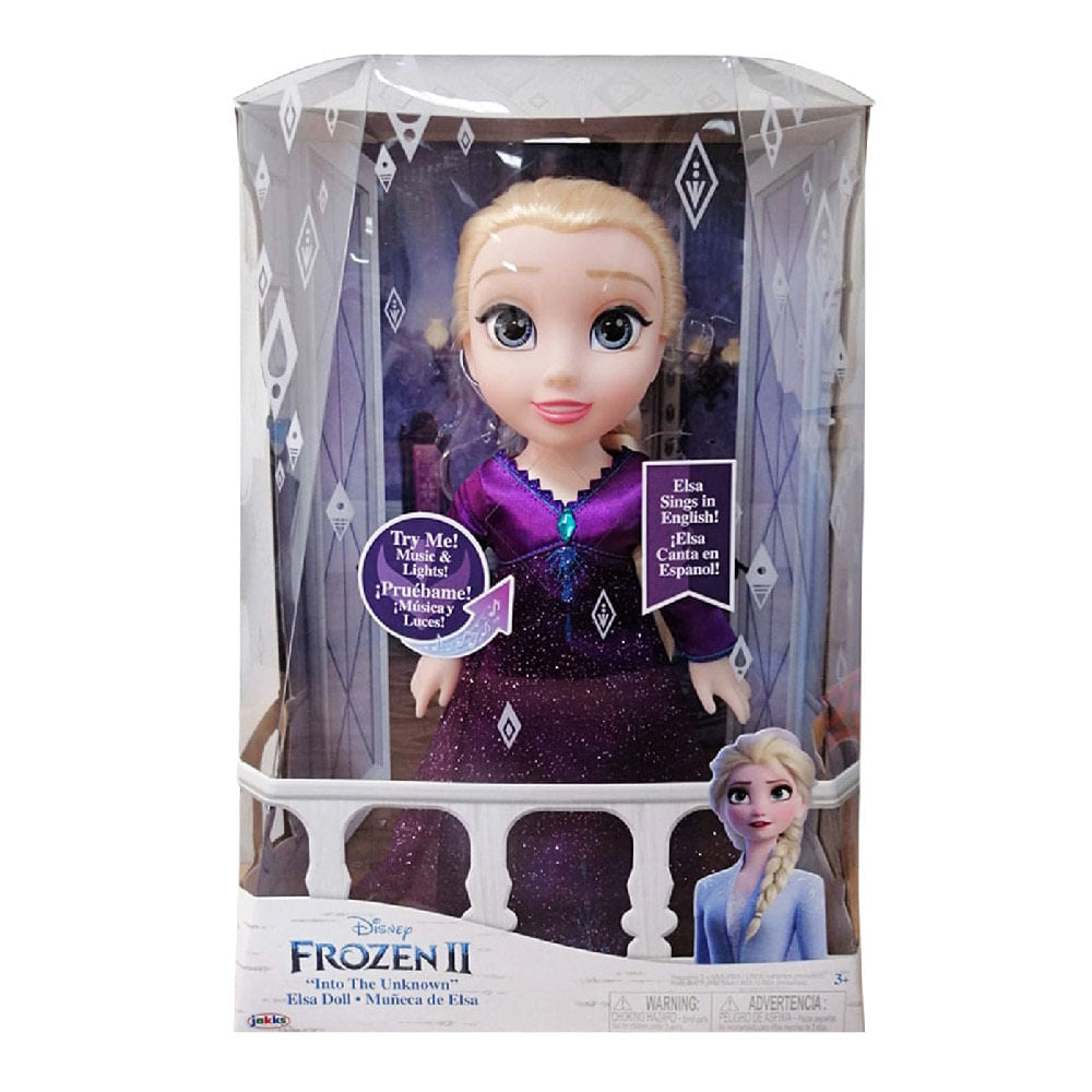 Muñeca Elsa Sings Con Luces Dress Frozen