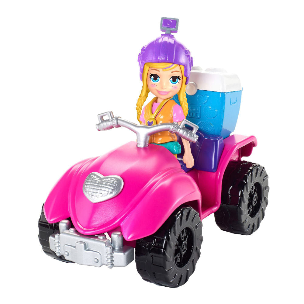 Muñeca Polly Pocket Cuatrimoto de Aventuras