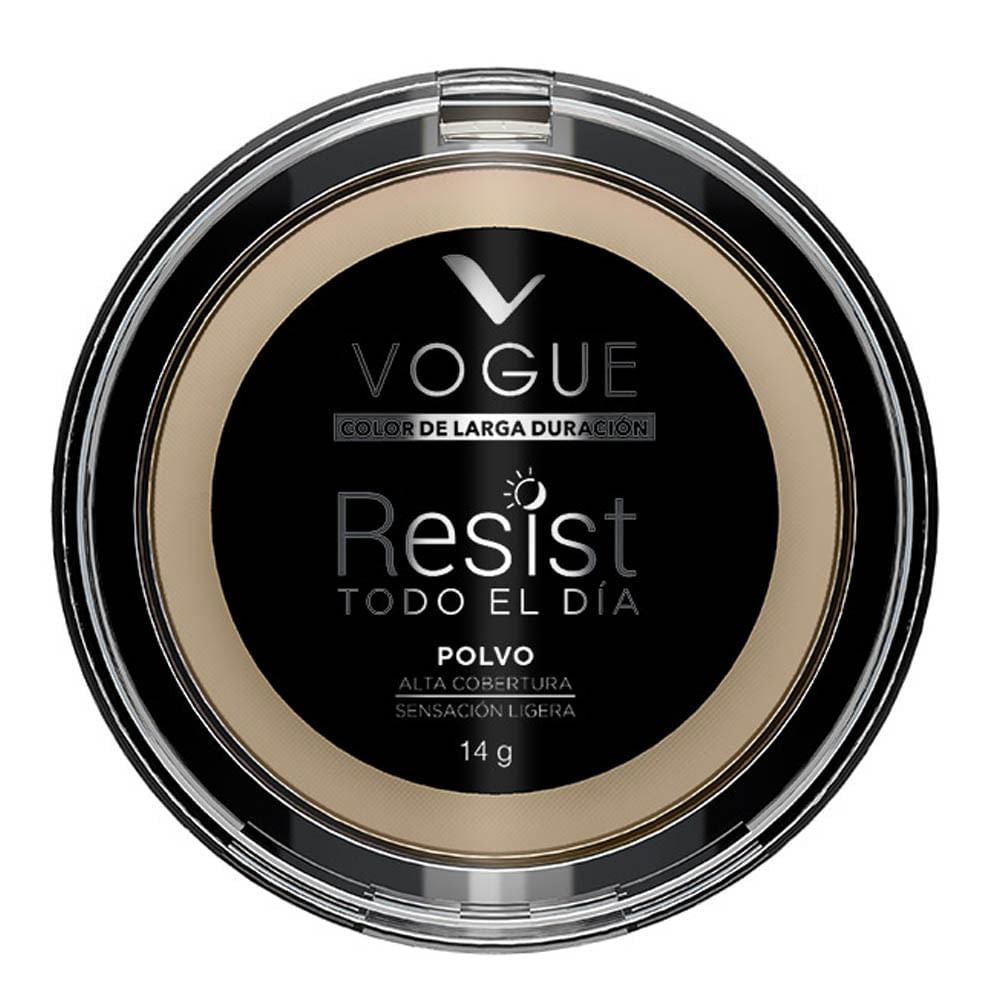 Polvo Compacto Vogue Resist Porcelana 14 g