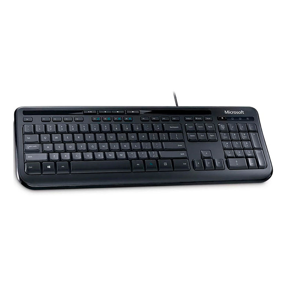 Teclado Microsoft Wired Keyboard 600 USB Black