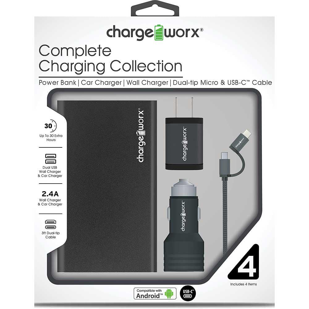 Bateria Portatil Chargeworx Set 4Pza
