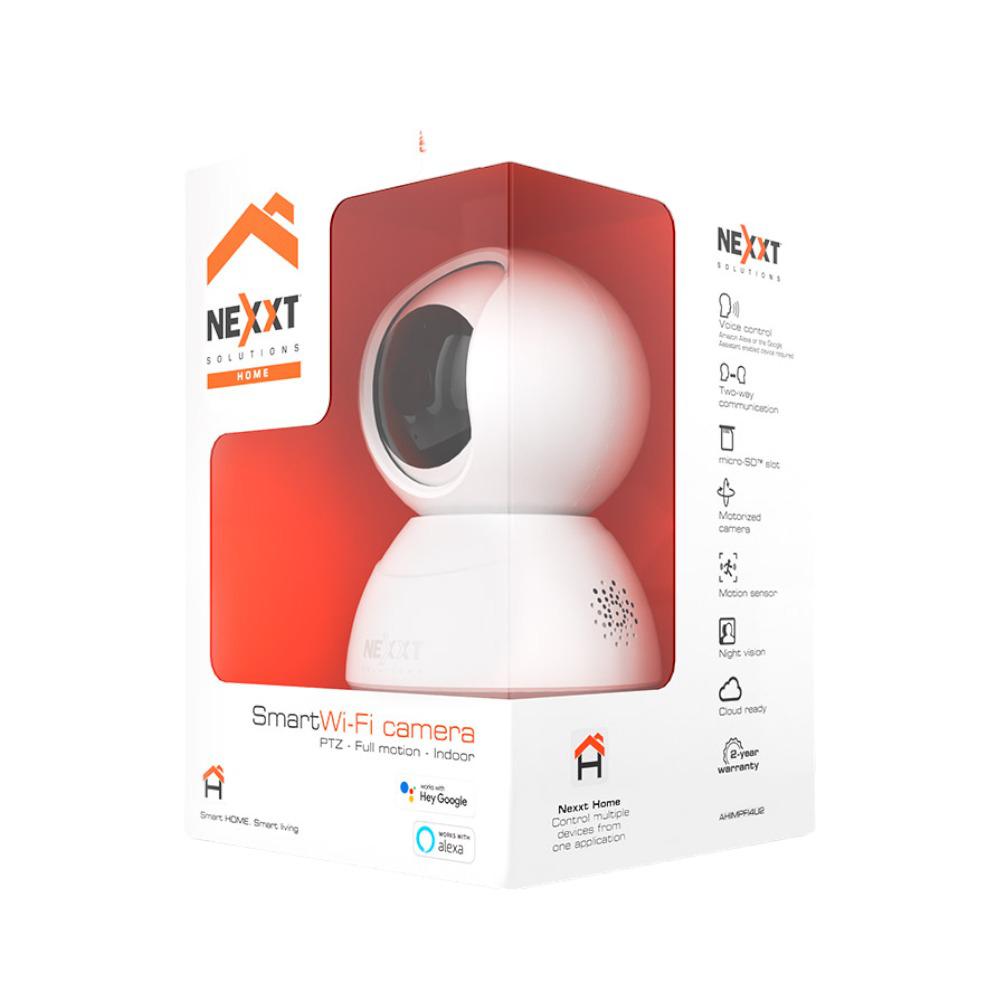 Cámara Inteligente Nexxt Solutions Motorizada Con Wi-Fi Para Interior.